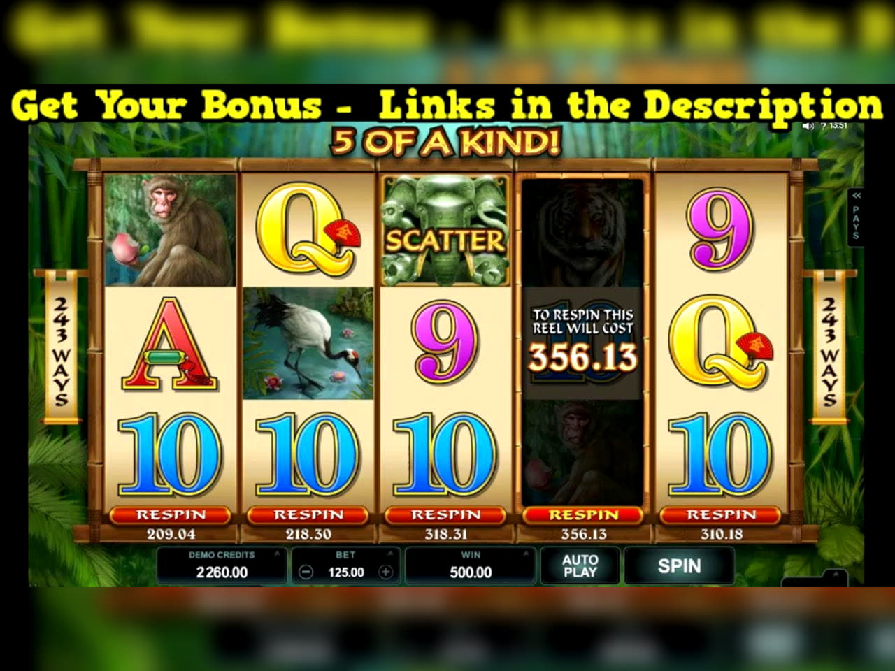 111 Free spins no deposit at Genesis Casino