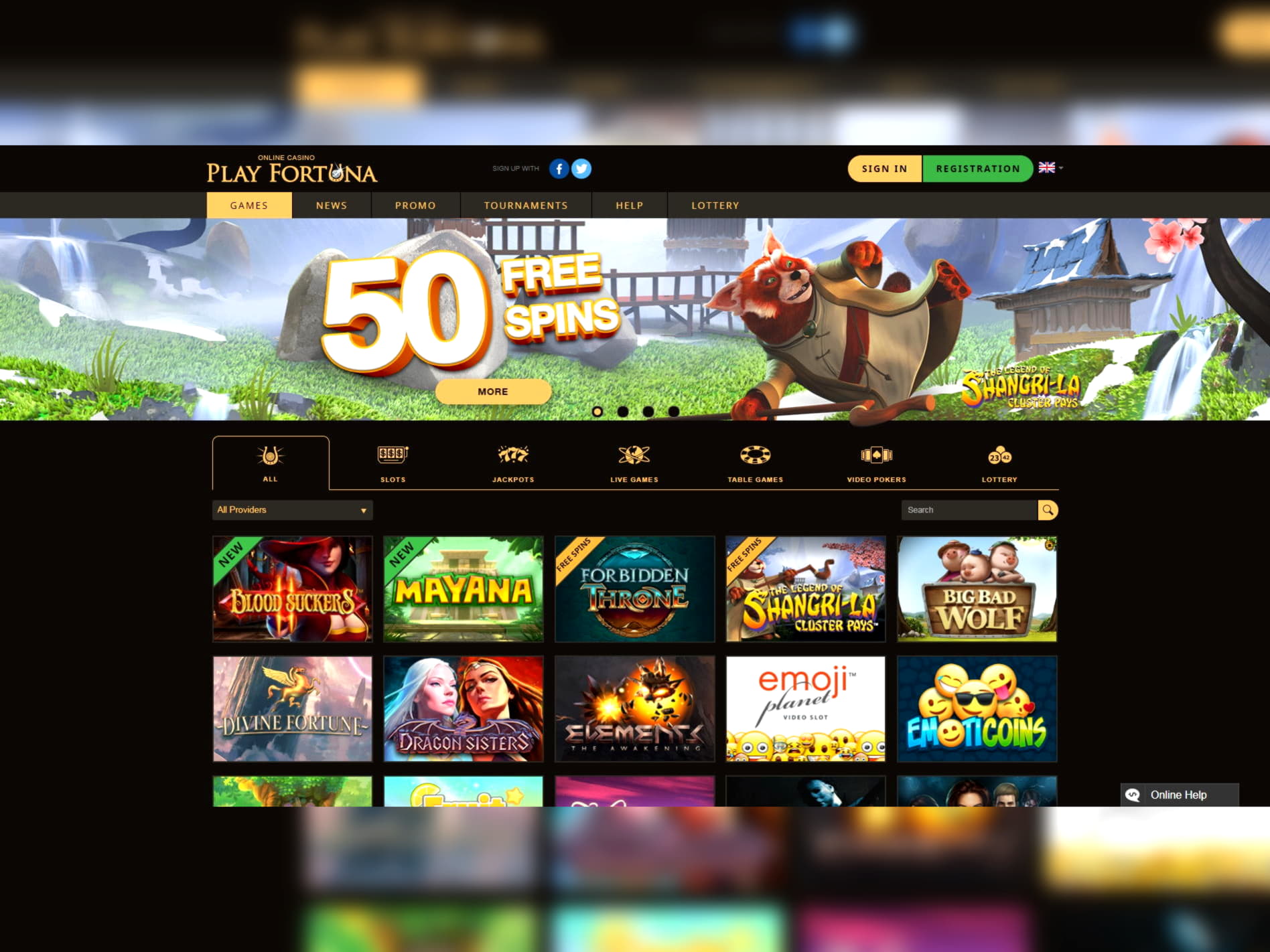 350% Casino match bonus at Betwinner Casino