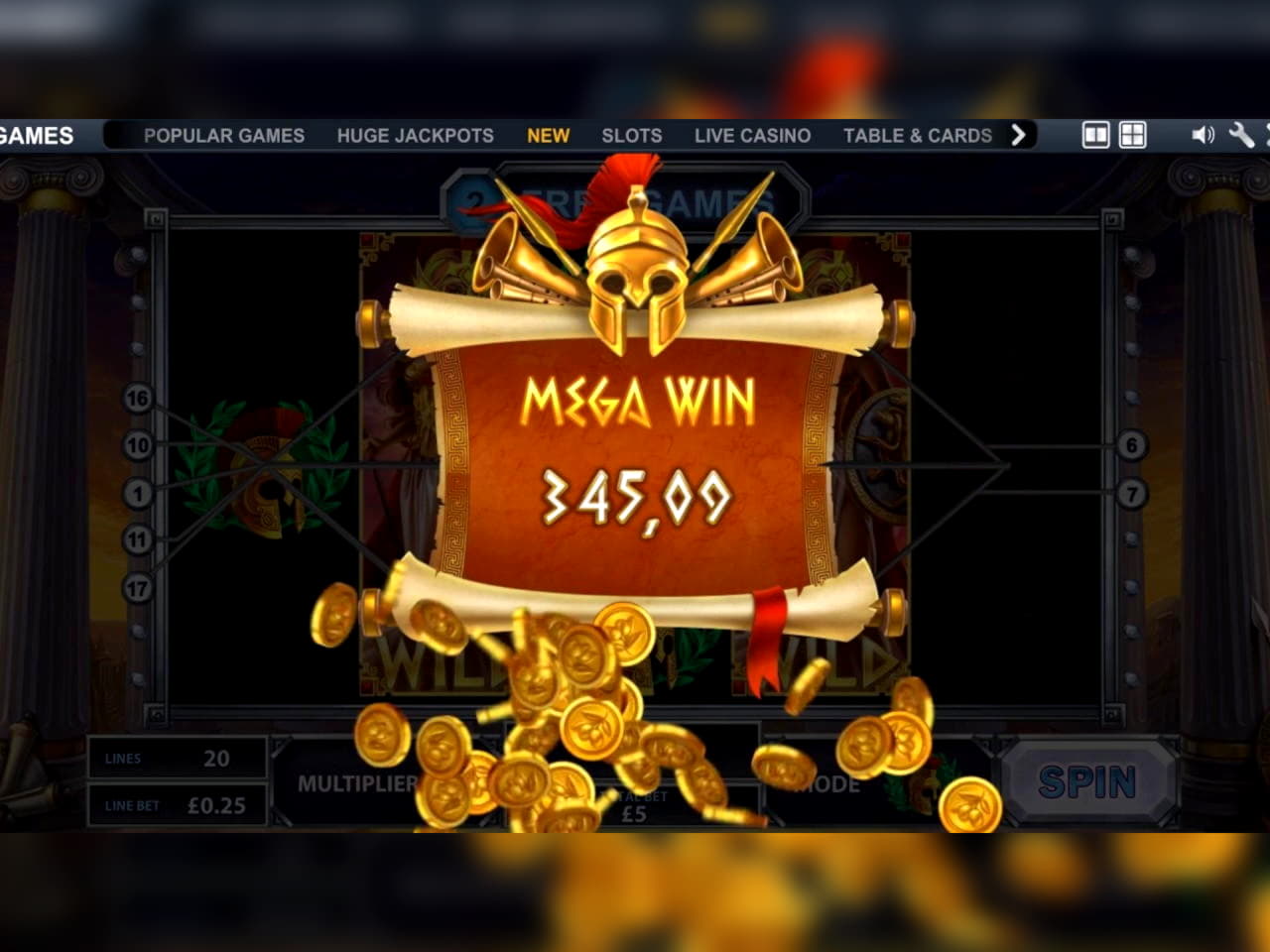 225 Free Spins Casino at Canada Casino 
