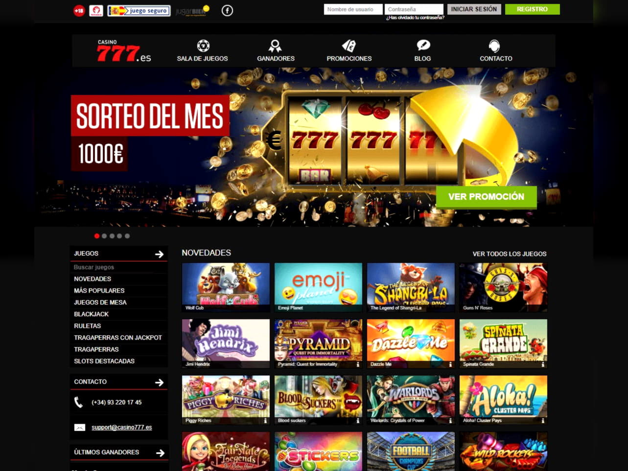 520% First deposit bonus at Win A Day Casino