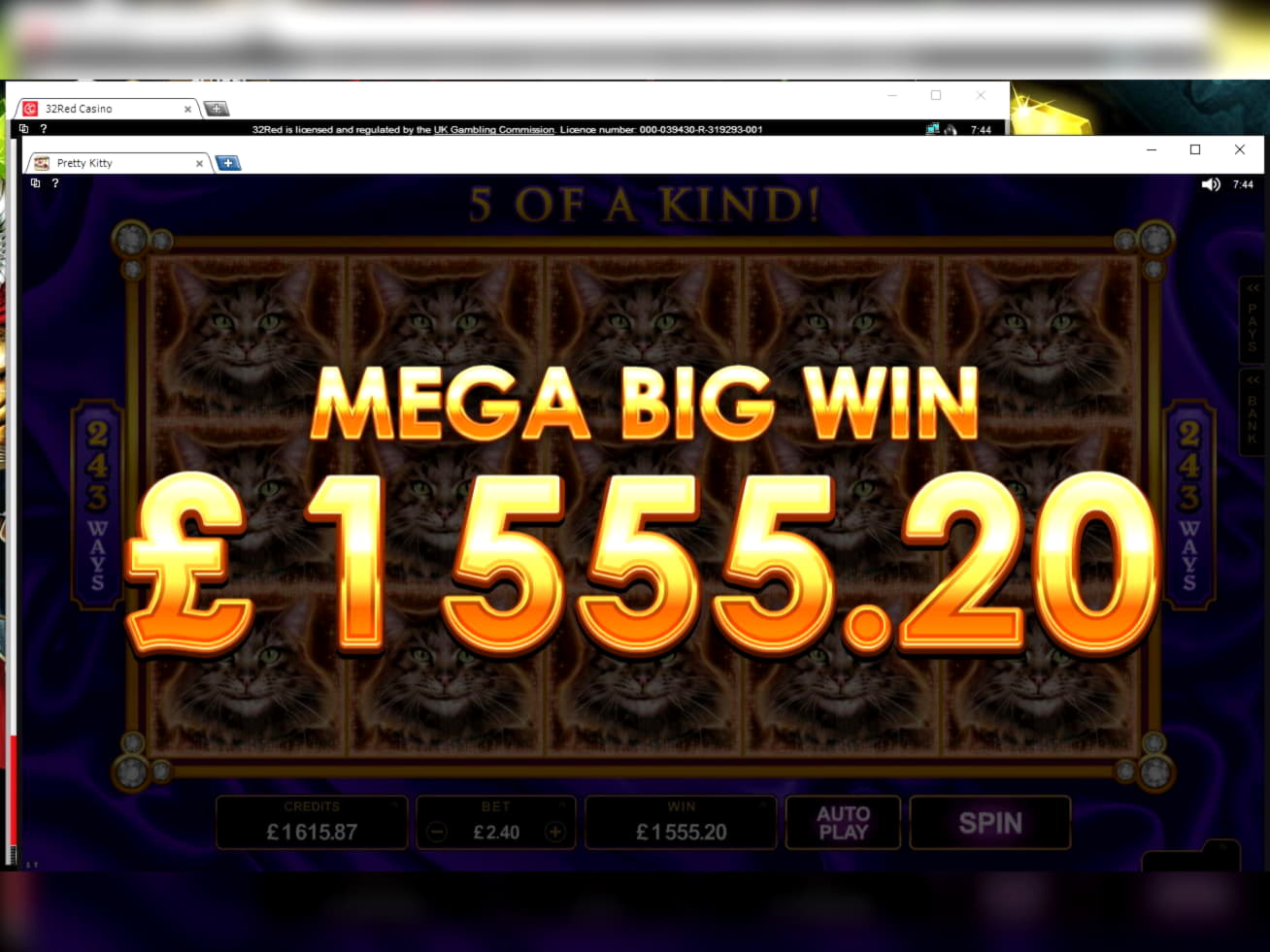 285 Loyal Free Spins! at Sloto Cash Casino