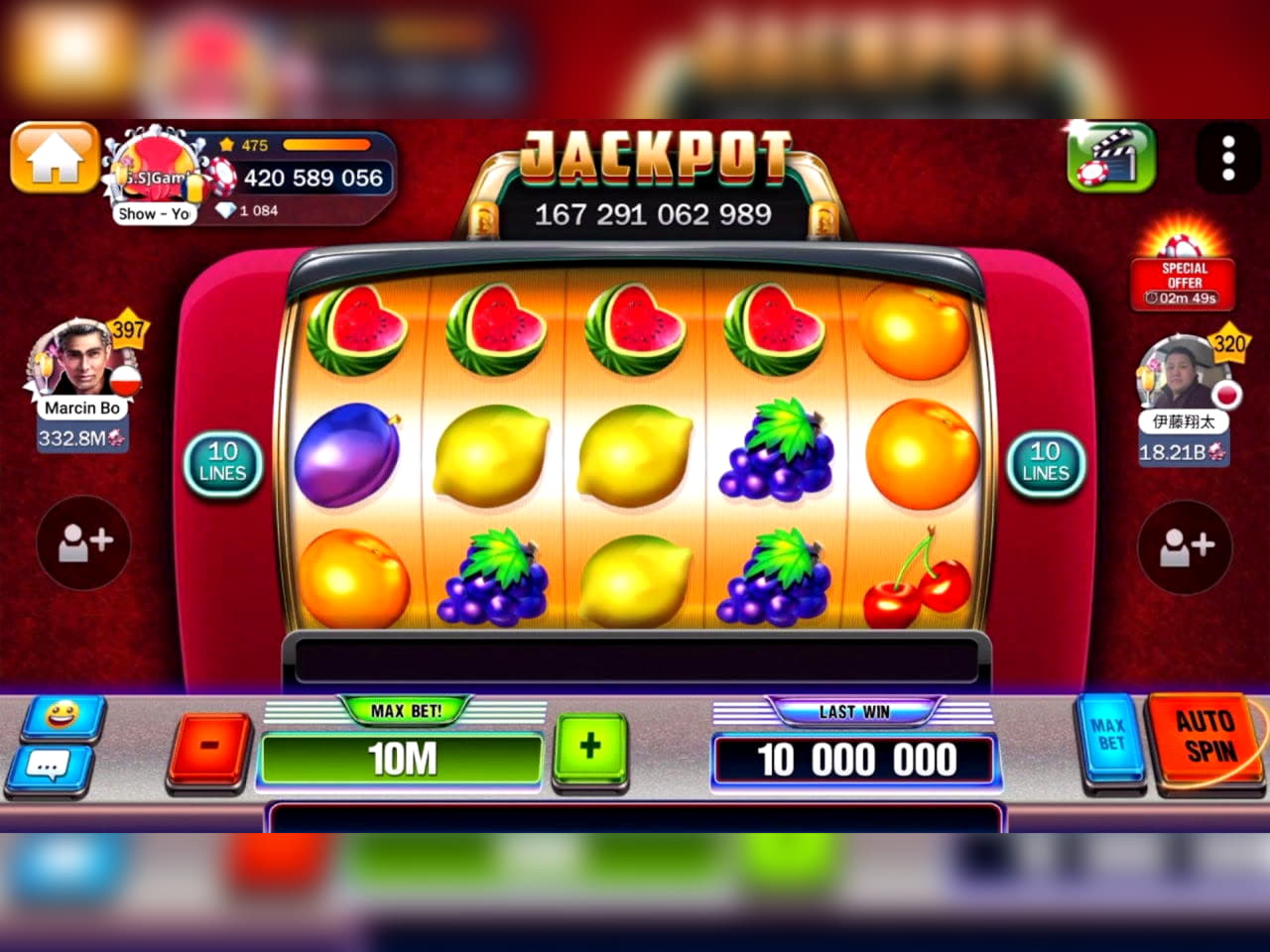 120 Free Spins at Sloto Cash Casino