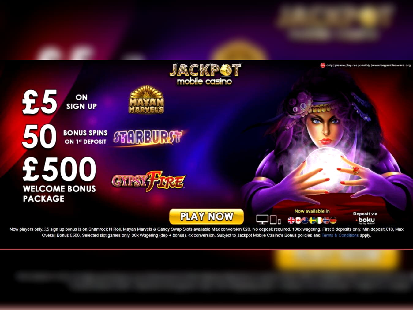 55% Match bonus casino at Canada Casino 