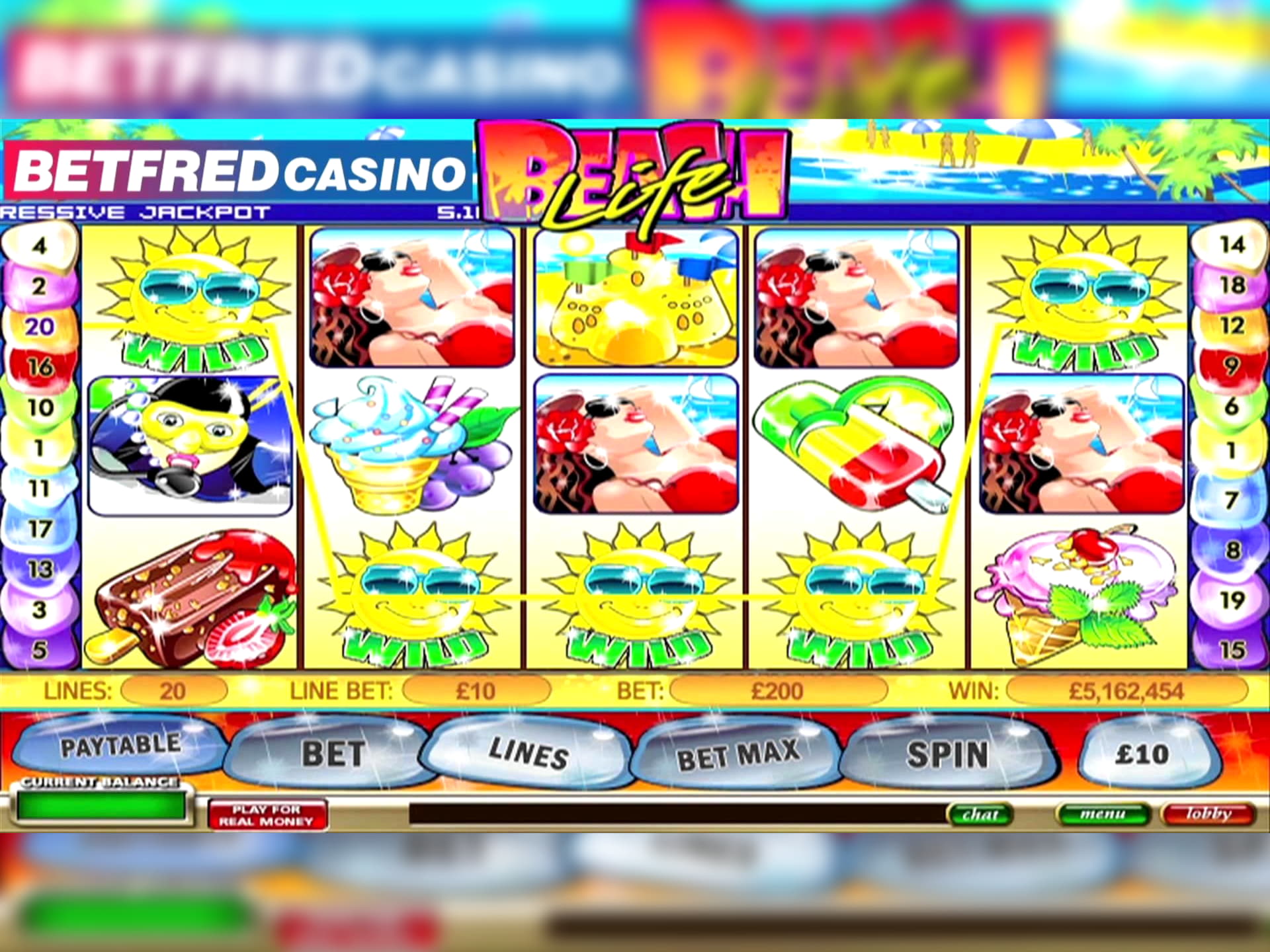 200 Free Spins Casino at Yes Casino 