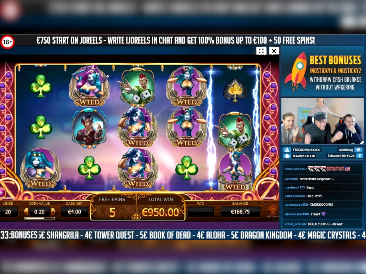 825% Casino match bonus at Canada Casino 