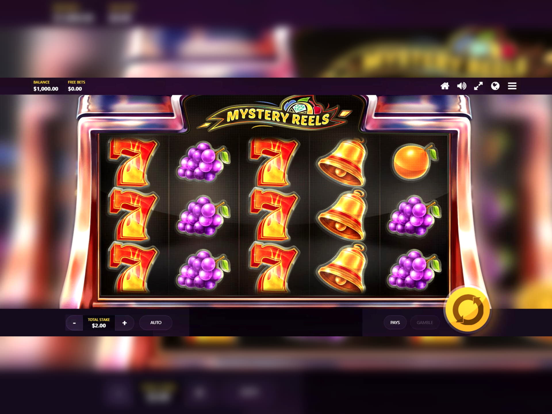 705% First deposit bonus at Win A Day Casino