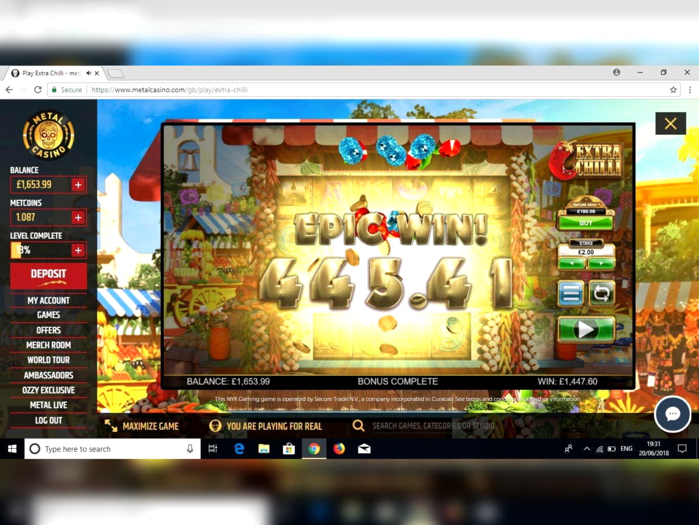 ﻿$2225 no deposit casino bonus at Win A Day Casino