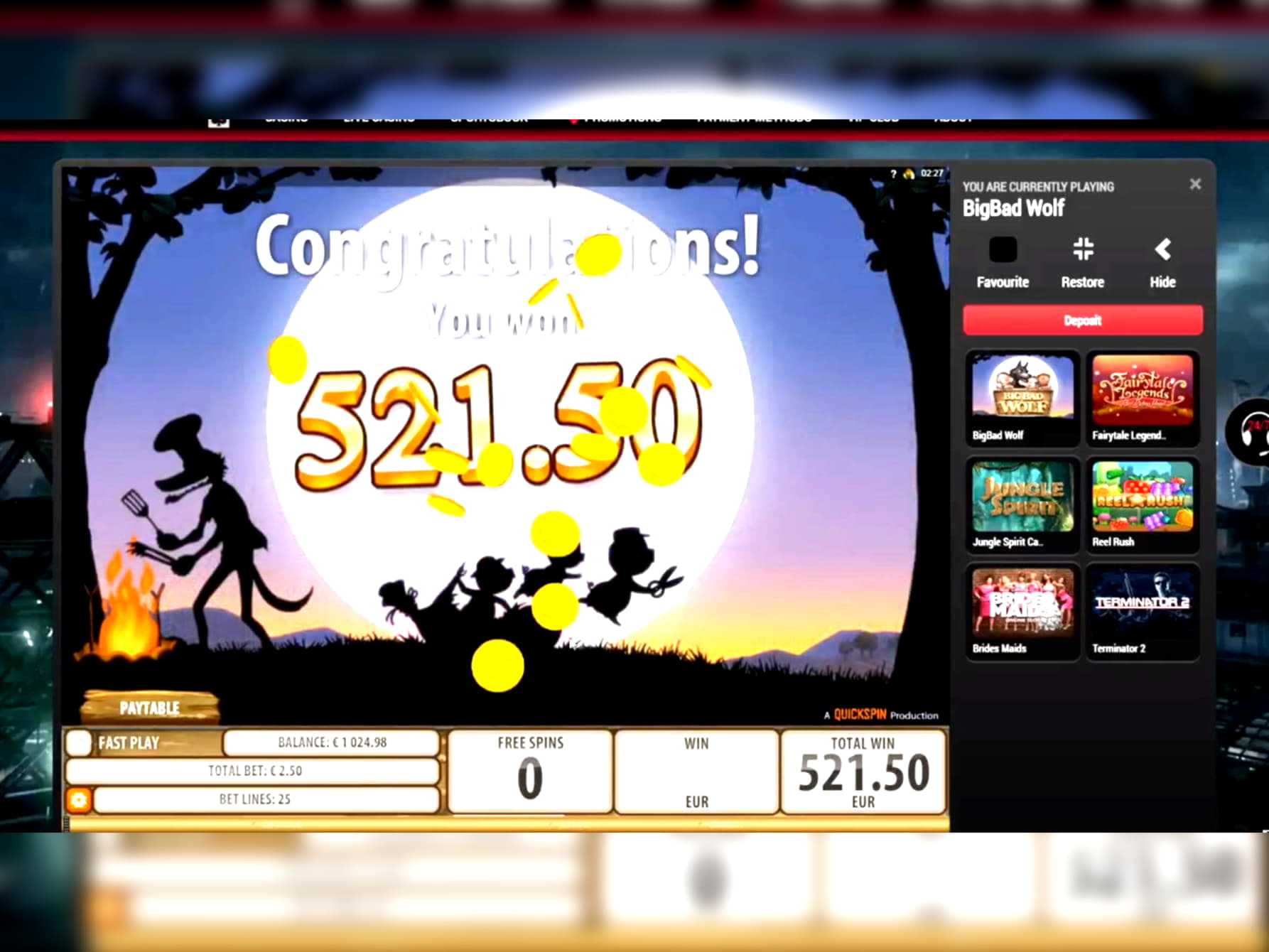 115% Casino Welcome Bonus at Gratorama Casino