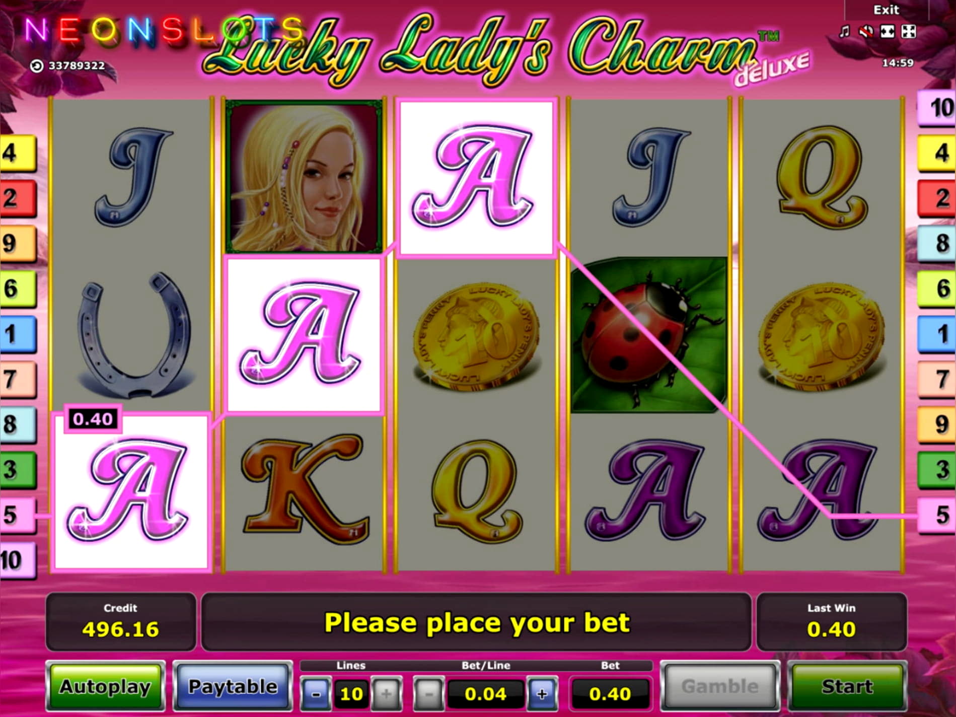 500% Match bonus casino at London Casino 