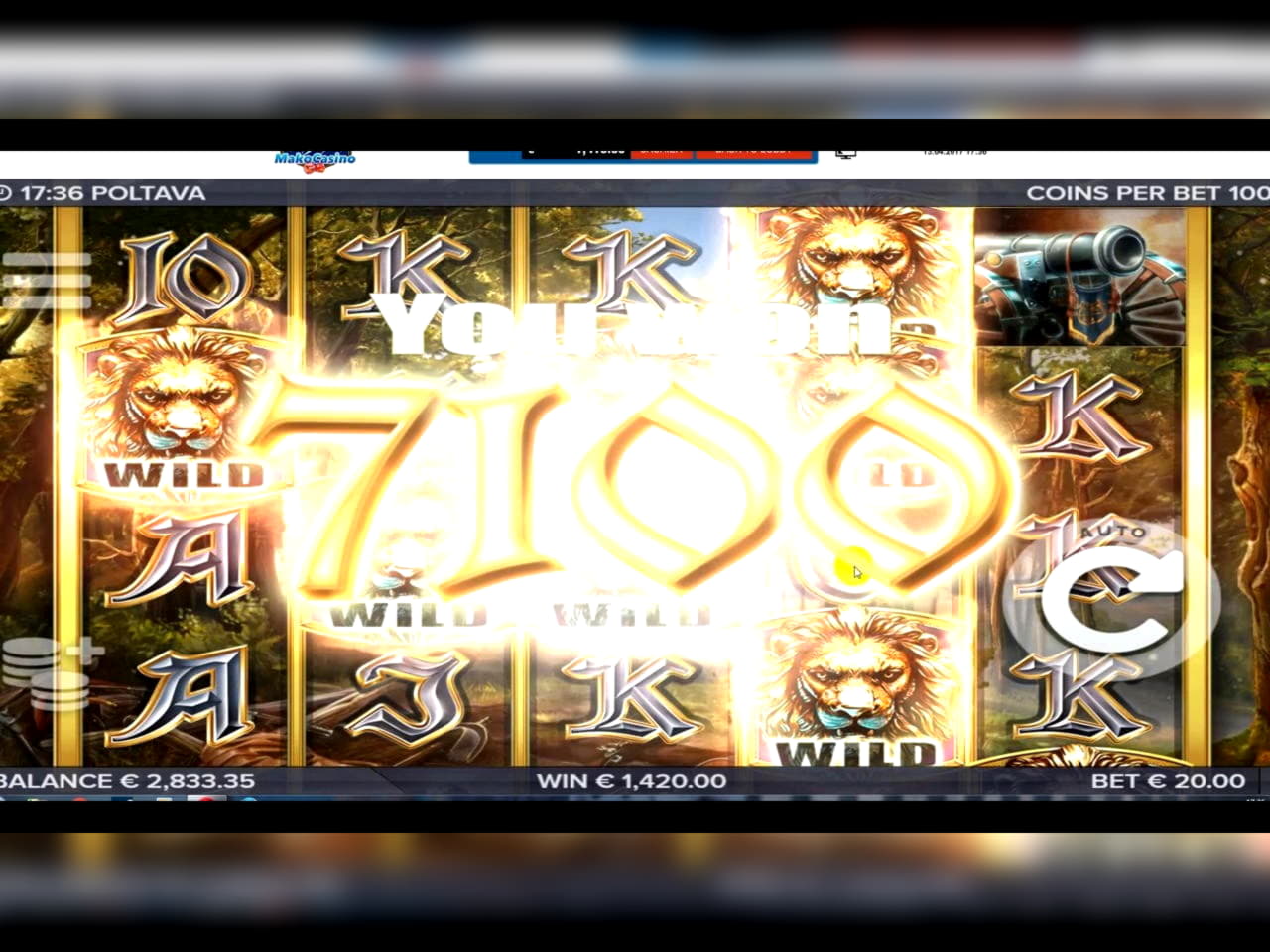 700% Signup Casino Bonus at Superior Casino
