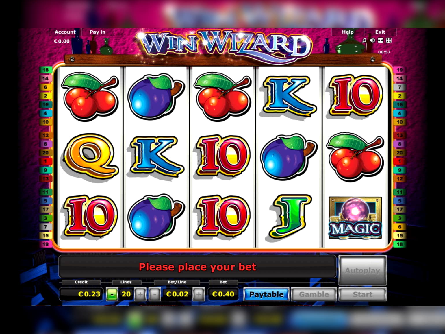 EURO 230 Free casino chip at Win A Day Casino
