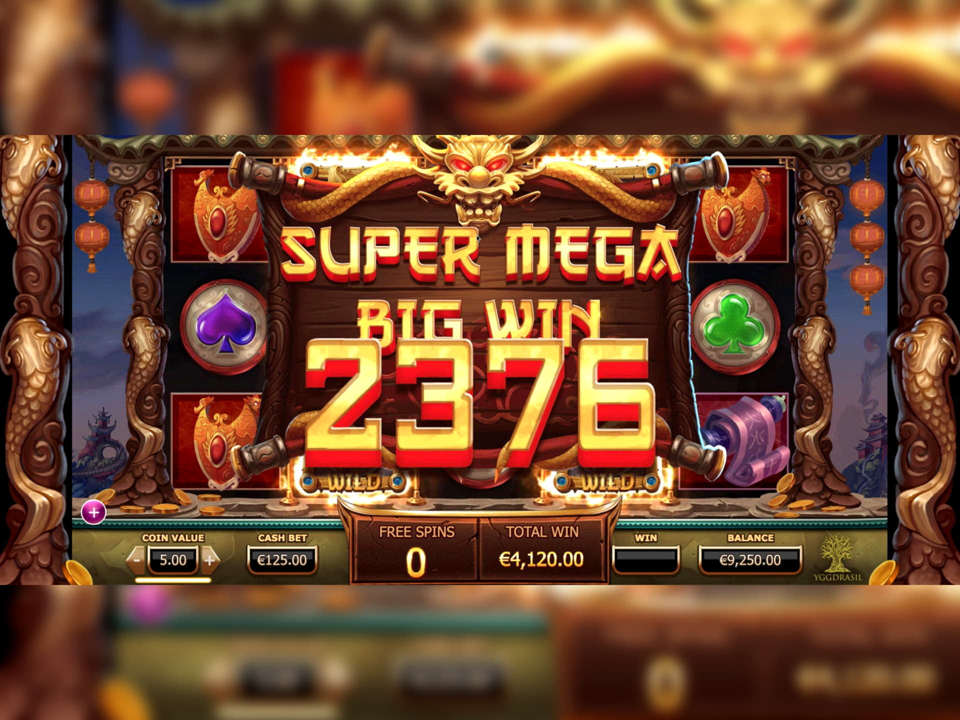 785% Deposit match bonus at Royal Panda Casino