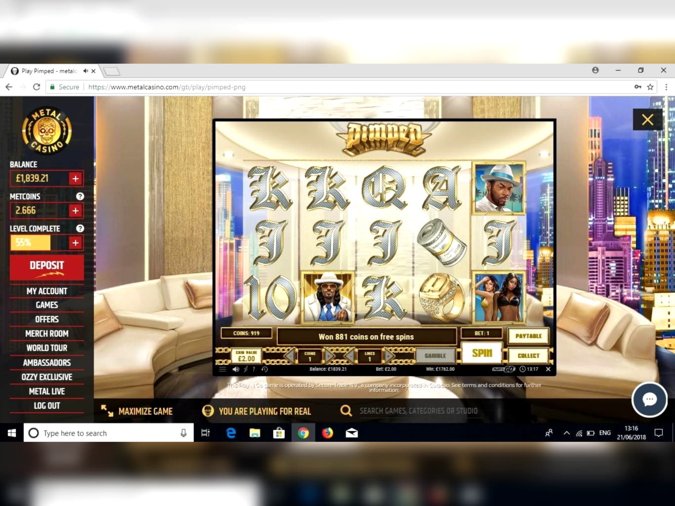 €945 No deposit bonus at Lucky Fortune Casino 