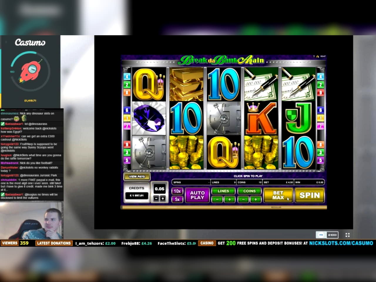 $4520 No Deposit at Lucky Fortune Casino 