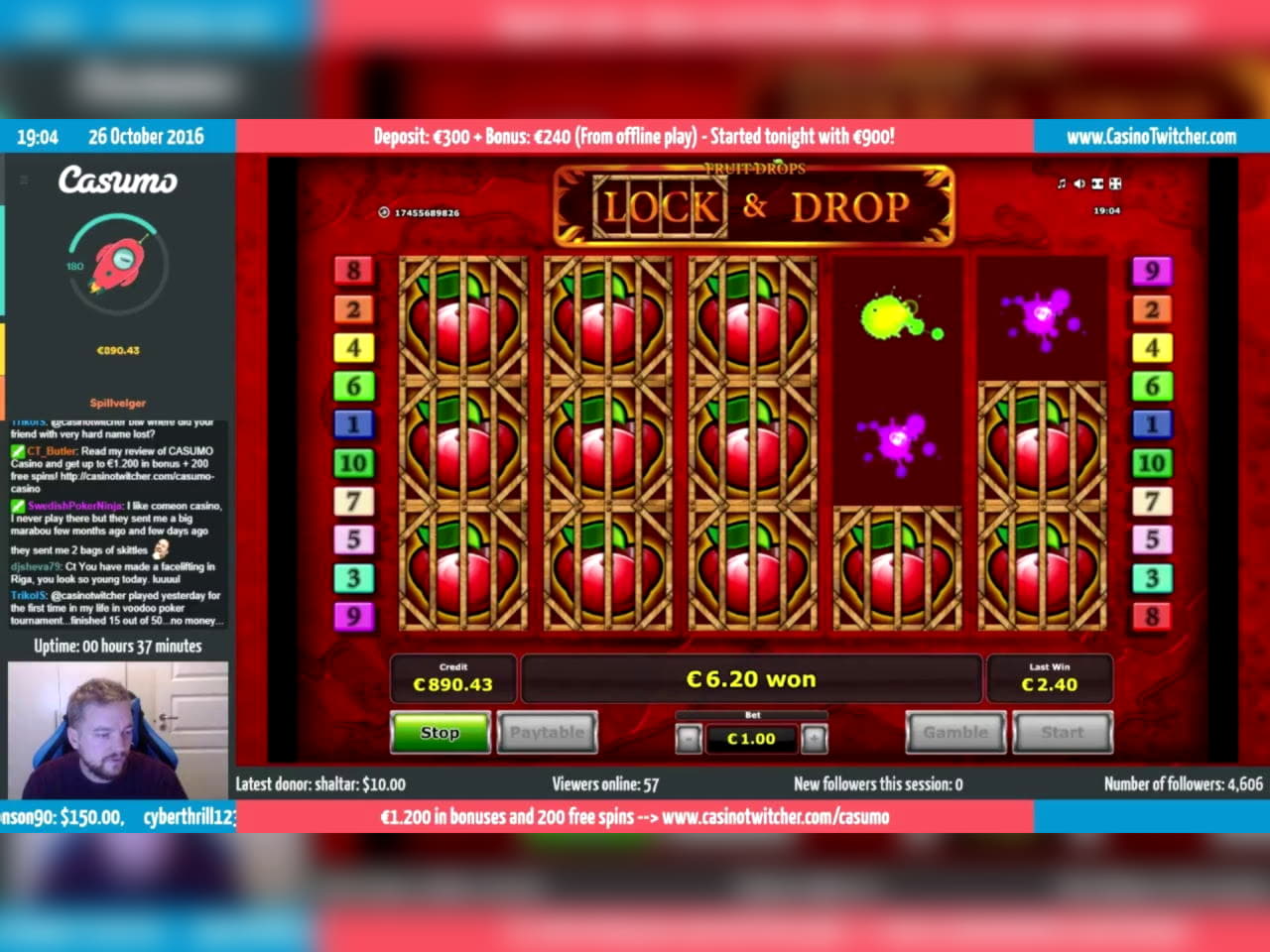 280% First deposit bonus at Royal Panda Casino