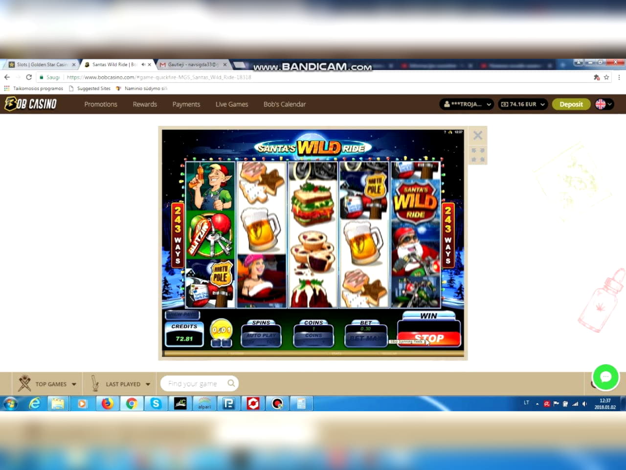 99 Free casino spins at Royal Panda Casino