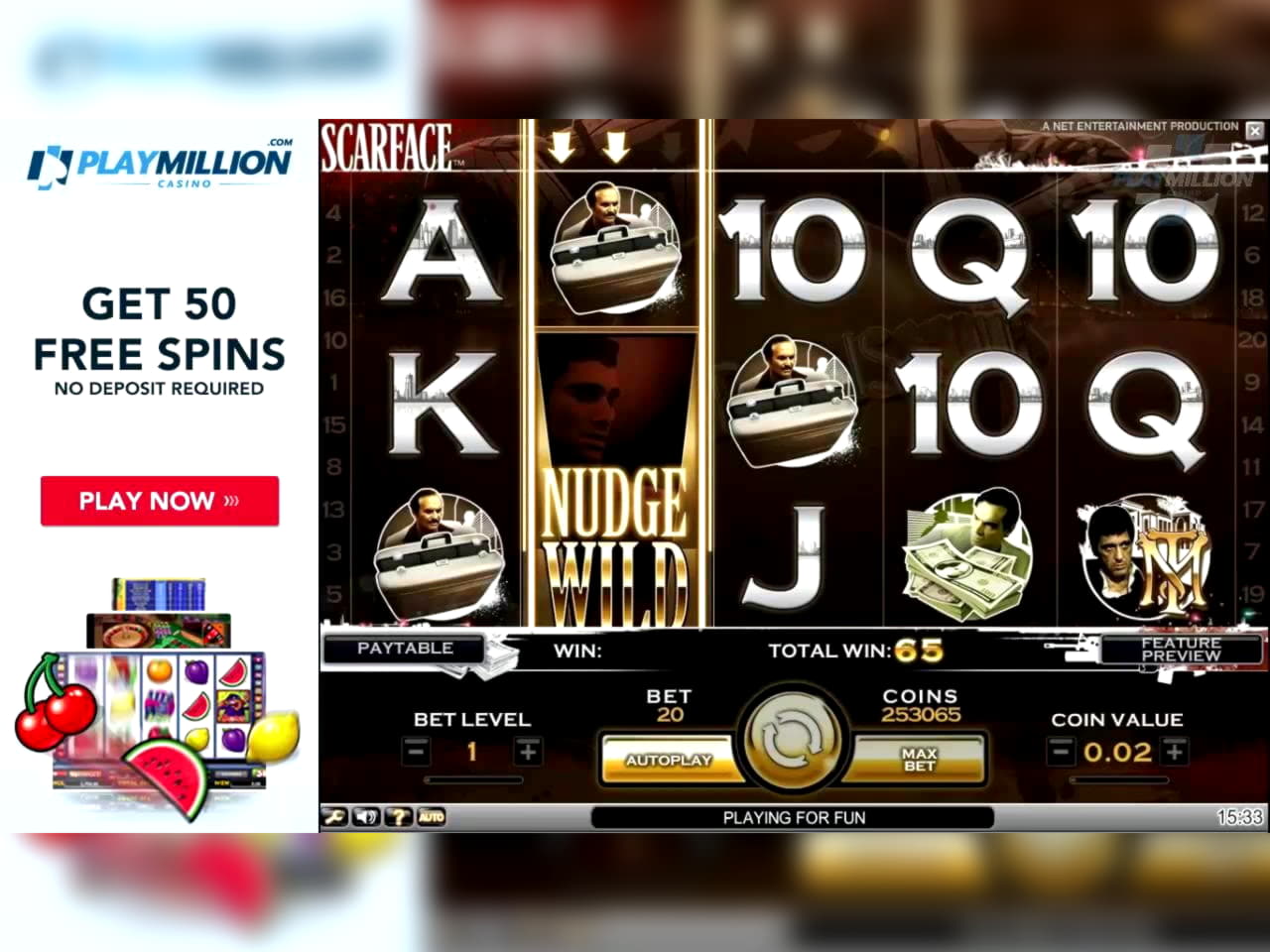 $130 Tournament at Slots Million Casino