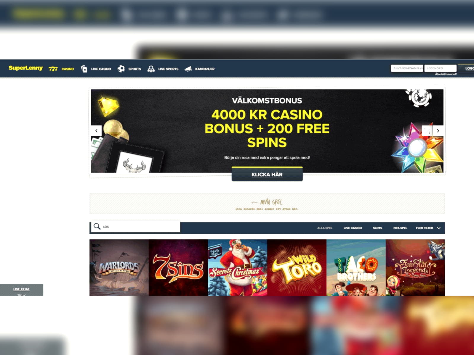 EURO 750 Daily freeroll slot tournament at Superior Casino