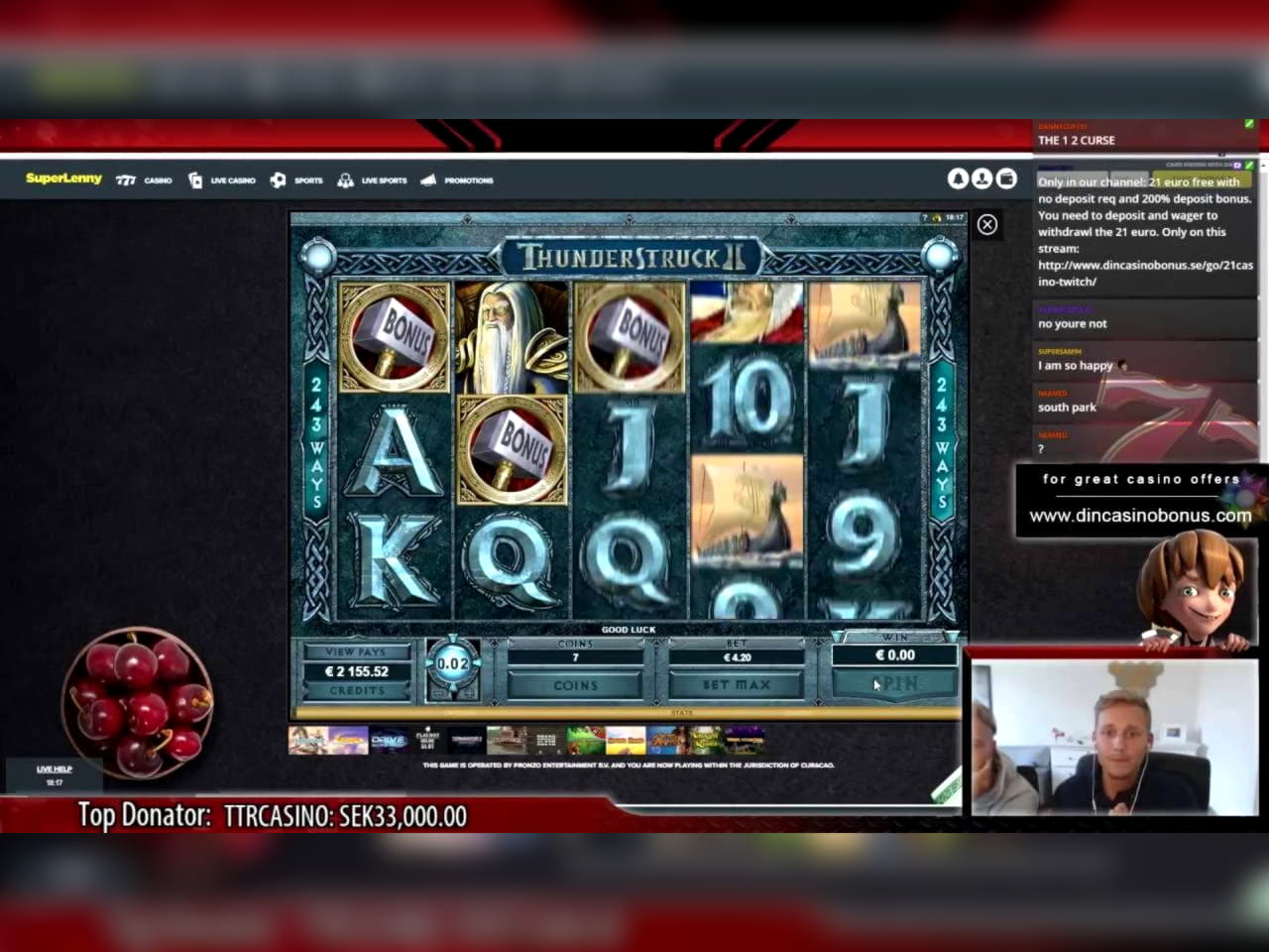 Eur 545 Online Casino Tournament at Sloto Cash Casino