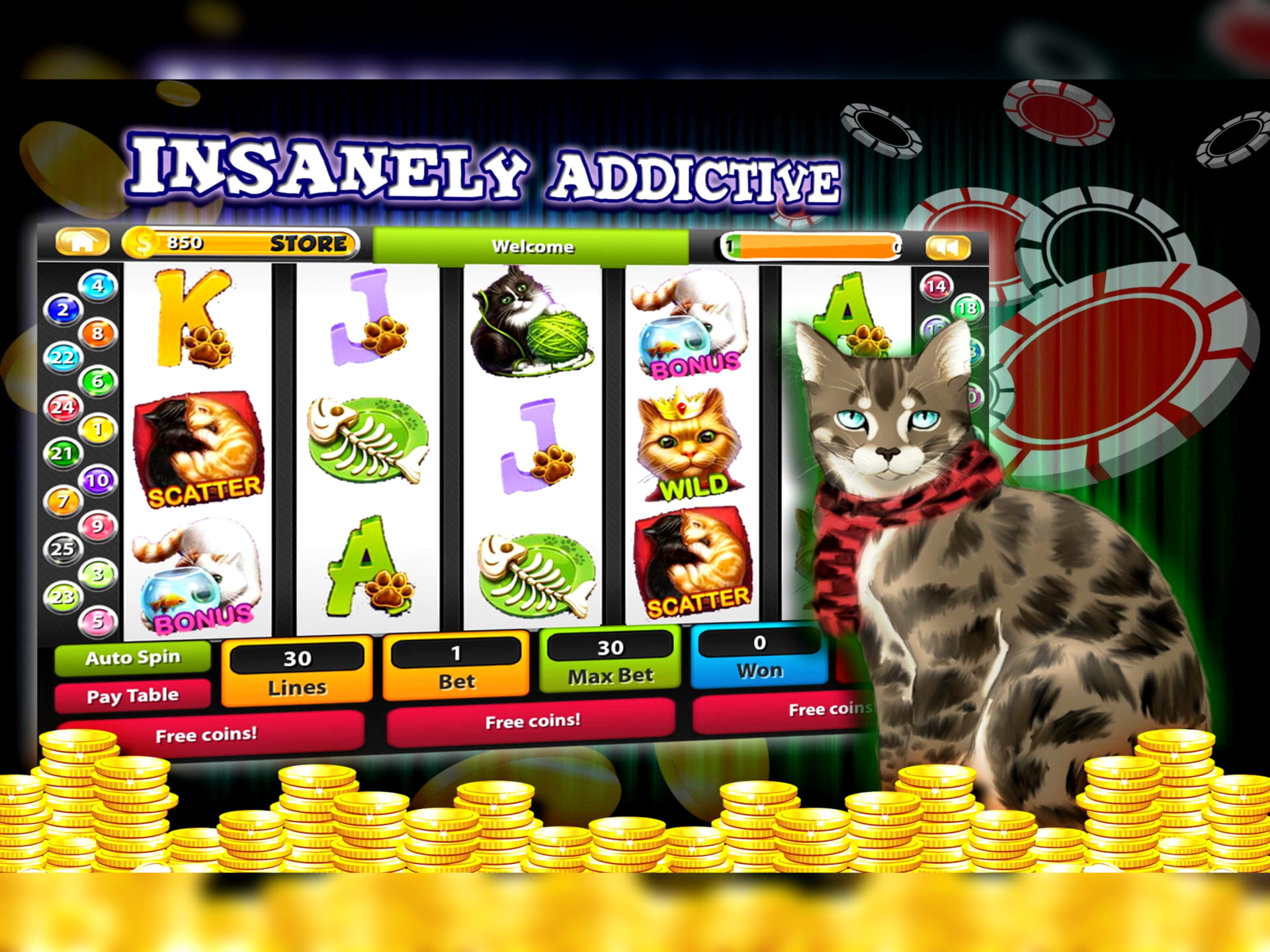 55 Free casino spins at Norway Casino 