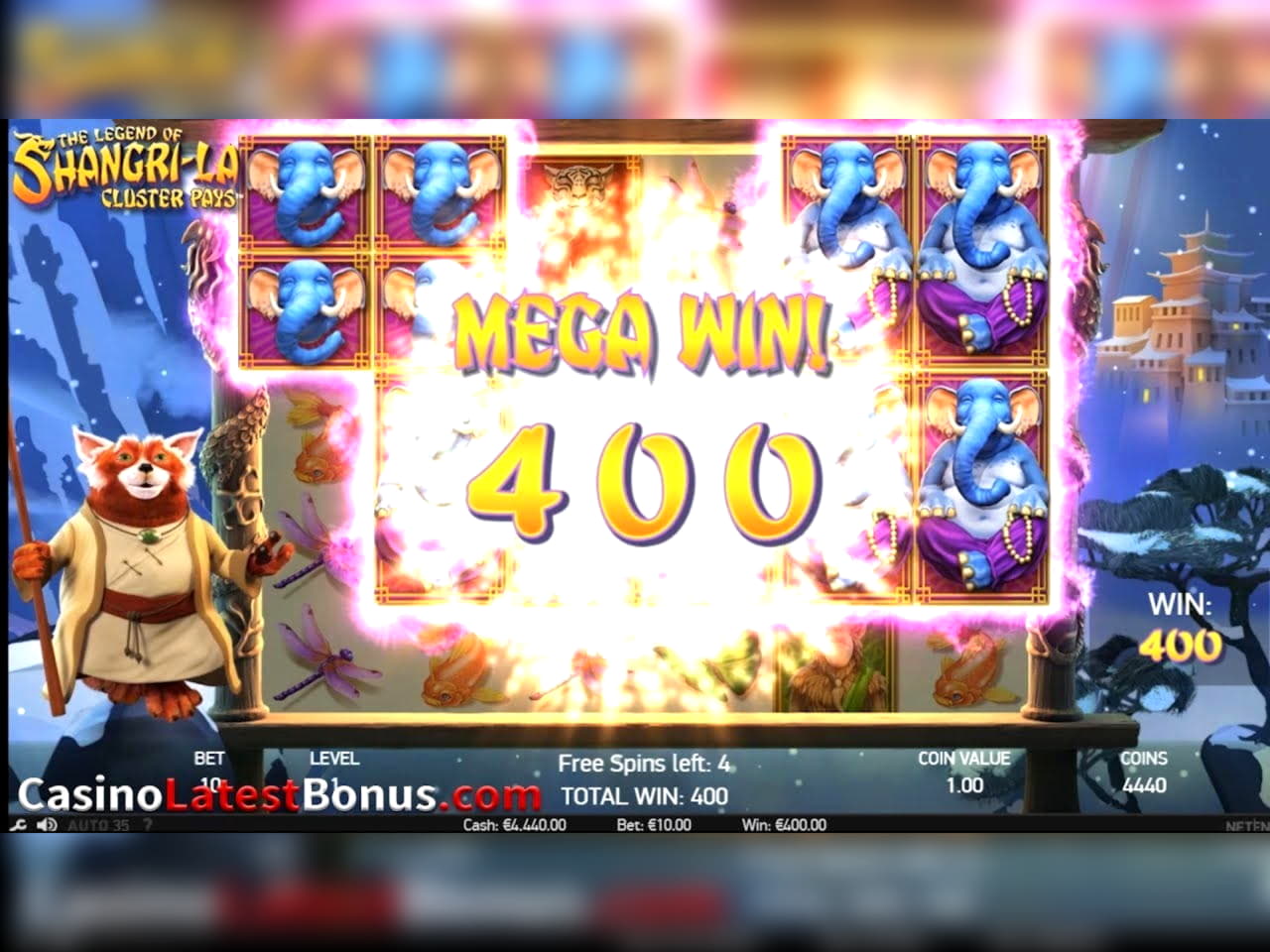 180 Free casino spins at Come On Casino