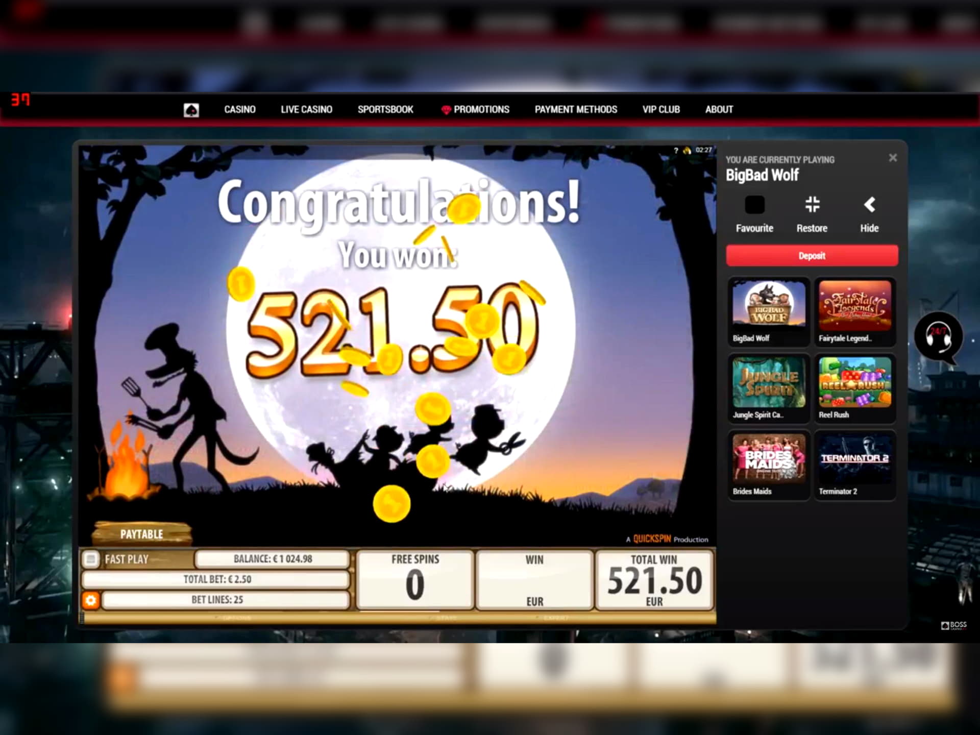 €105 No deposit bonus code at UK Casino 