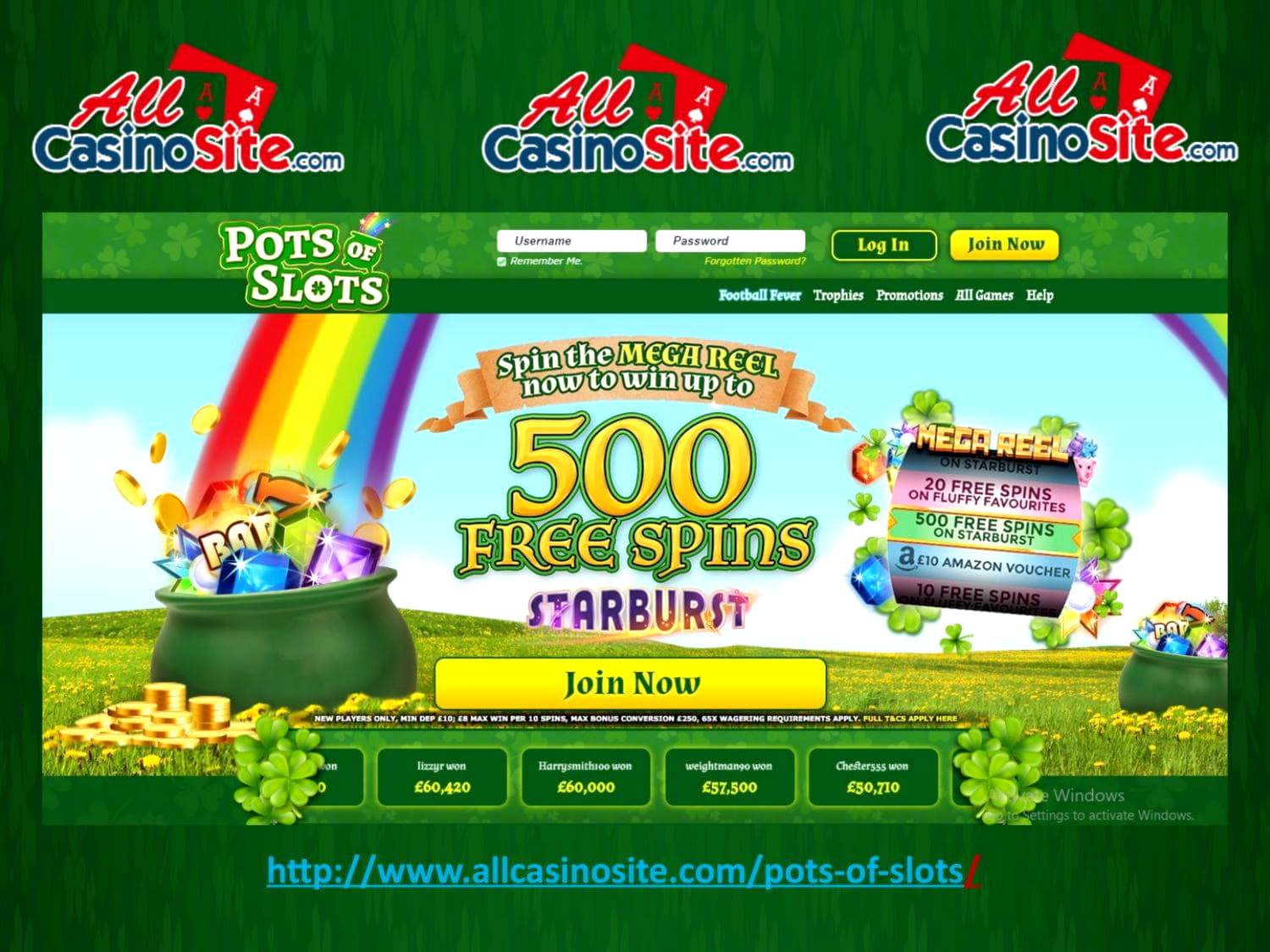 222 Free Spins at UK Casino 