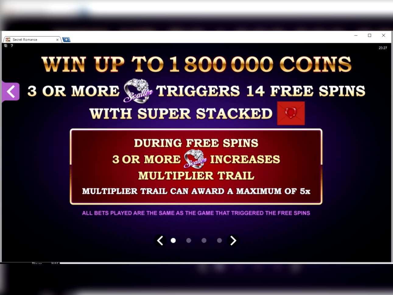 115 Free Spins no deposit at Slots Million Casino