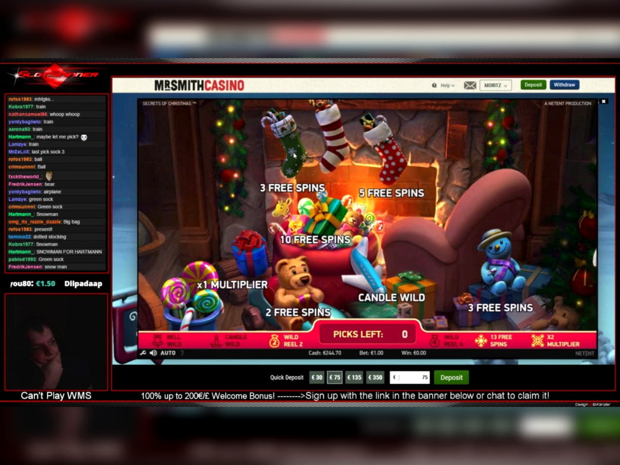 £1670 No Deposit Bonus Code at London Casino 