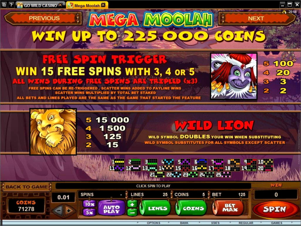 $585 Casino chip at Mongoose Casino