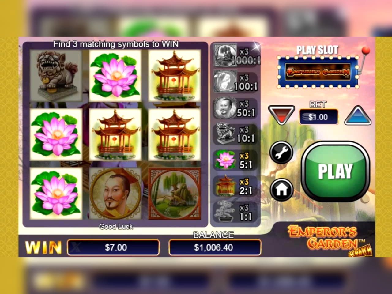 EUR 775 Casino tournaments freeroll at Win A Day Casino