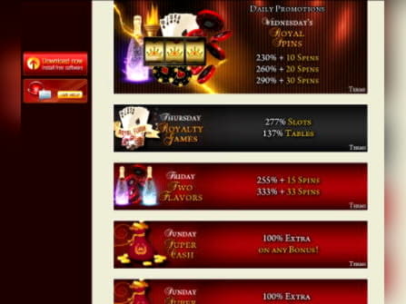 €375 No deposit bonus casino at Party Casino