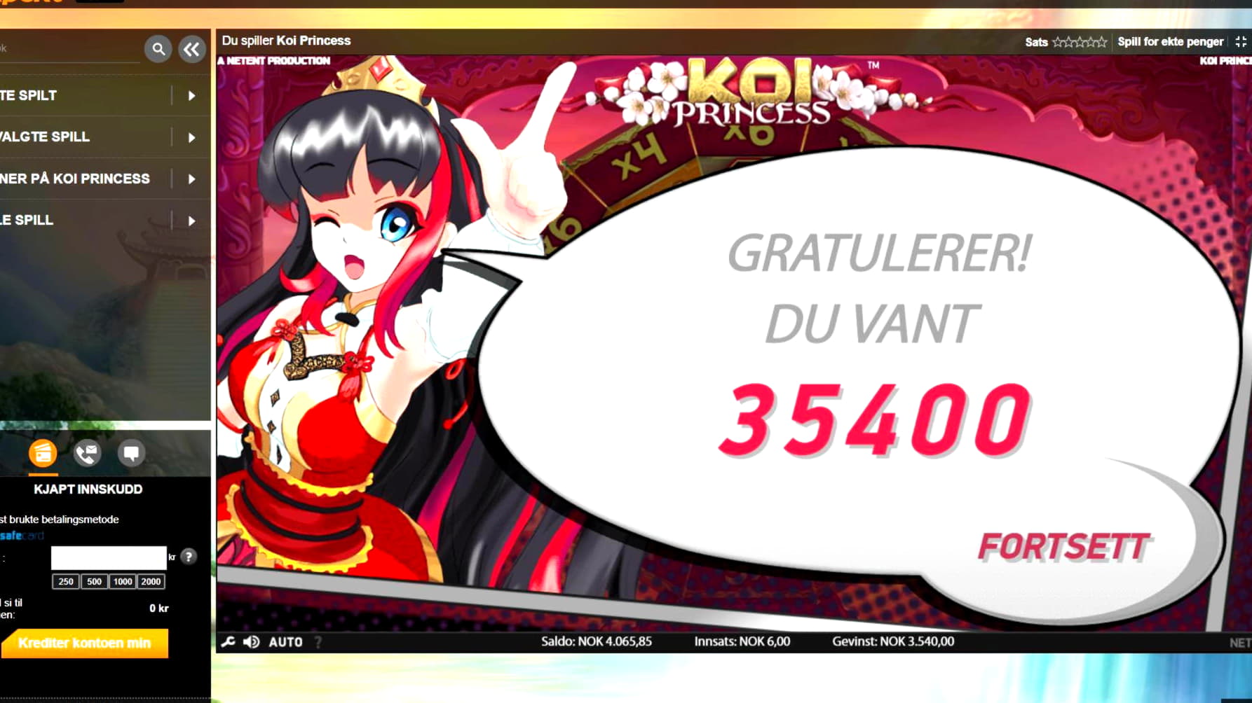 £260 No deposit bonus casino at Royal Panda Casino