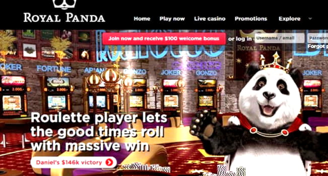 11 Free spins no deposit at Royal Panda Casino