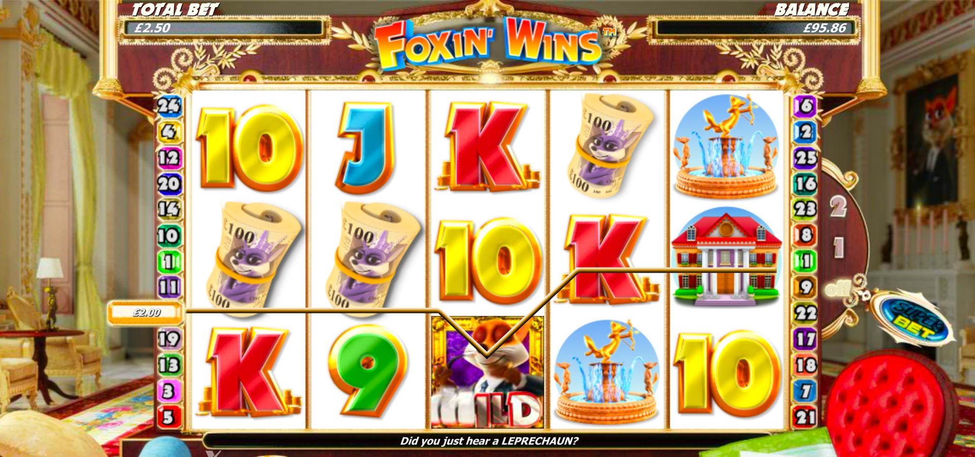 180 Free Casino Spins at UK Casino 