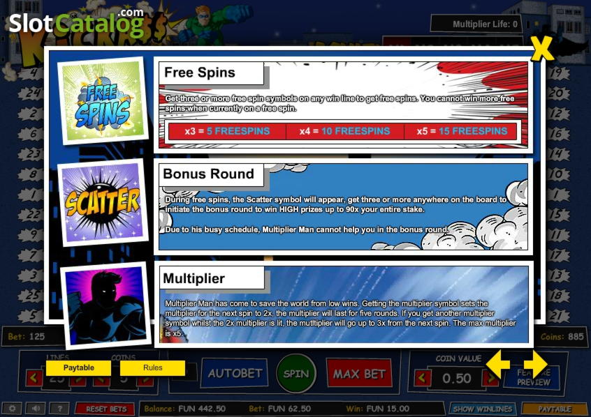 Eur 715 Casino tournaments freeroll at Come On Casino