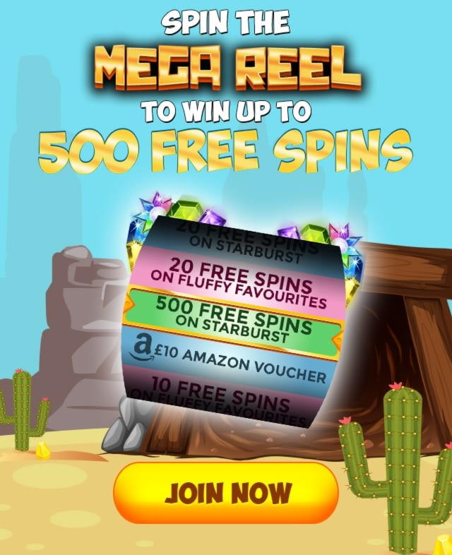 220 Free Spins right now at Come On Casino