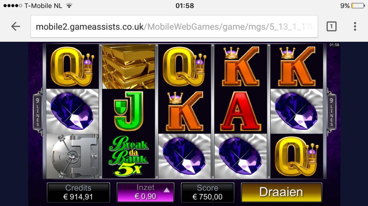 160 Free Spins no deposit casino at Mobile Bet Casino