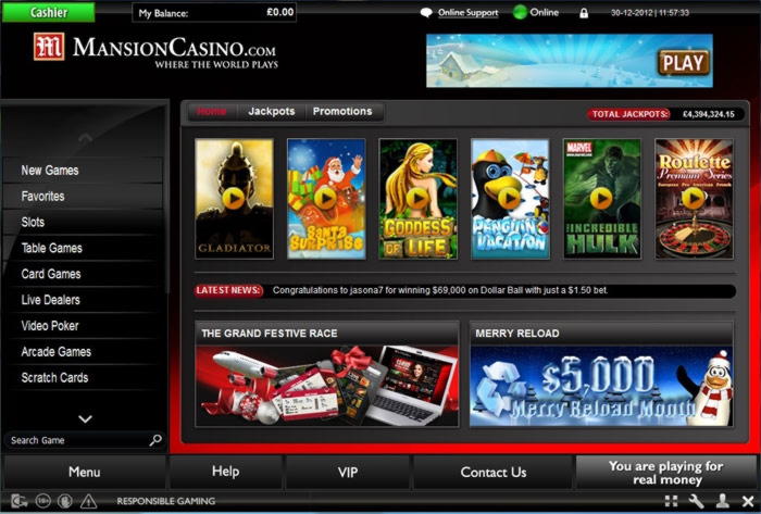 $625 Free Money at Inter Casino