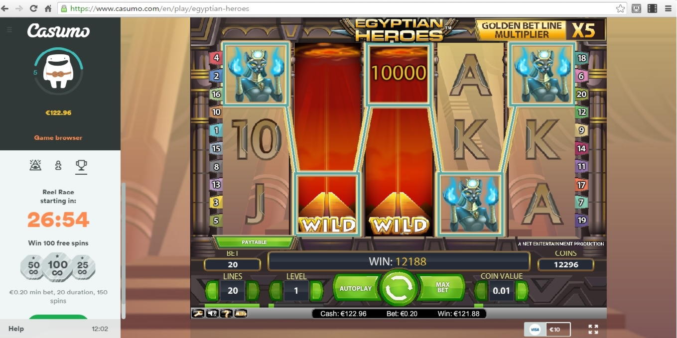 £3515 NO DEPOSIT CASINO BONUS at Win A Day Casino