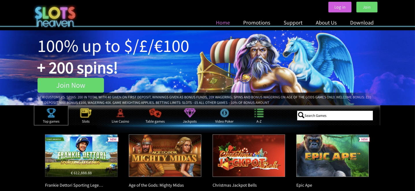 110 Free Spins right now at Win A Day Casino