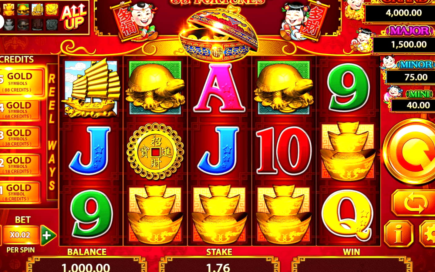 £1885 no deposit casino bonus at Party Casino