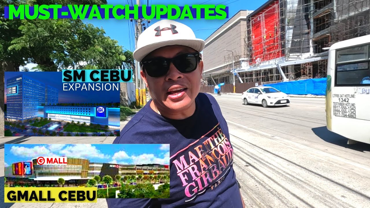 GMALL of CEBU & SM CITY CEBU Twin Tower Expansão mais NU Cebu Campus | ATUALIZAÇÕES 💯