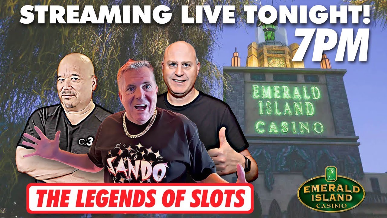 JOIN ME LIVE WITH THE BIG JACKPOT AND VEGAS MATT AT THE EMERALD ISLAND CASINO IN LAS VEGAS!!!