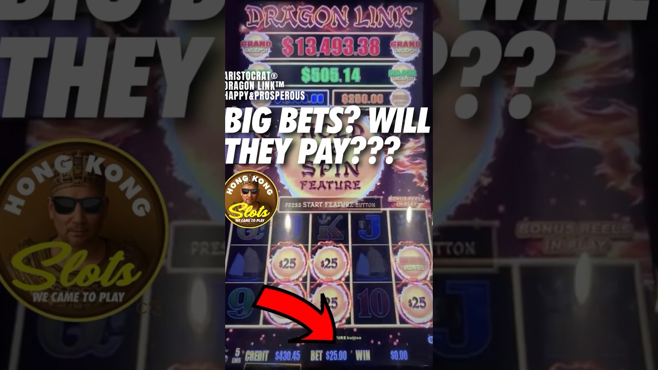 WILL THE BIG BETS PAY AT THE EMERALD ISLAND CASINO IN LASVEGAS?! #shorts #lasvegas #casino #fyp